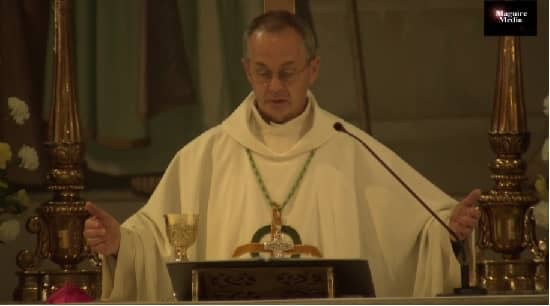 Bishop Martin Hayes pictured during the ceremony