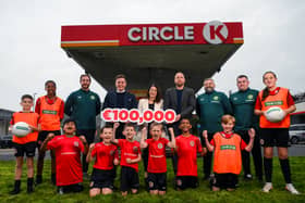 Circle K Grassroots Club Competition Launch at Circle K, Parkway East in Dublin. Photo by Stephen McCarthy/Sportsfile