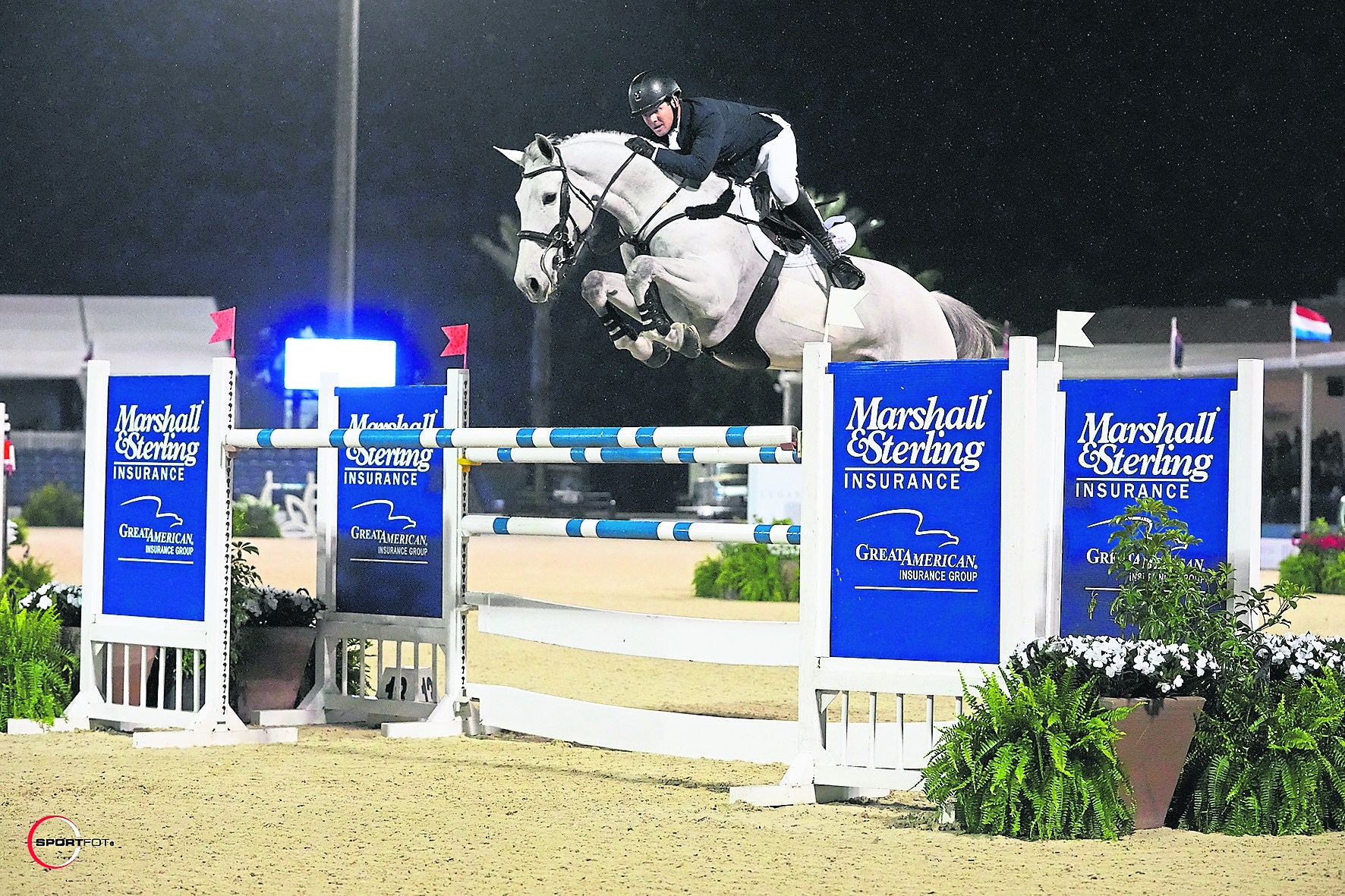 Irish show jumping star Shane Sweetnam and James Kann Cruz, the number one ranked nine-year-old in the world, who will feature in Friday’s Aga Khan Nations Cup in the RDS