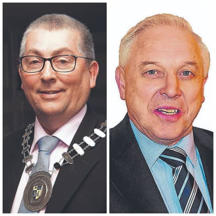 Fianna Fáil Councillors Mick Cahill (left) and Pat O'Toole (right)