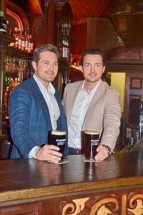 The proprietors of J.R Mahon's: Rob and John Mahon Jnr