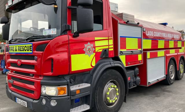 A Laois County Fire & Rescue Service vehicle. Photo: Leinster Express