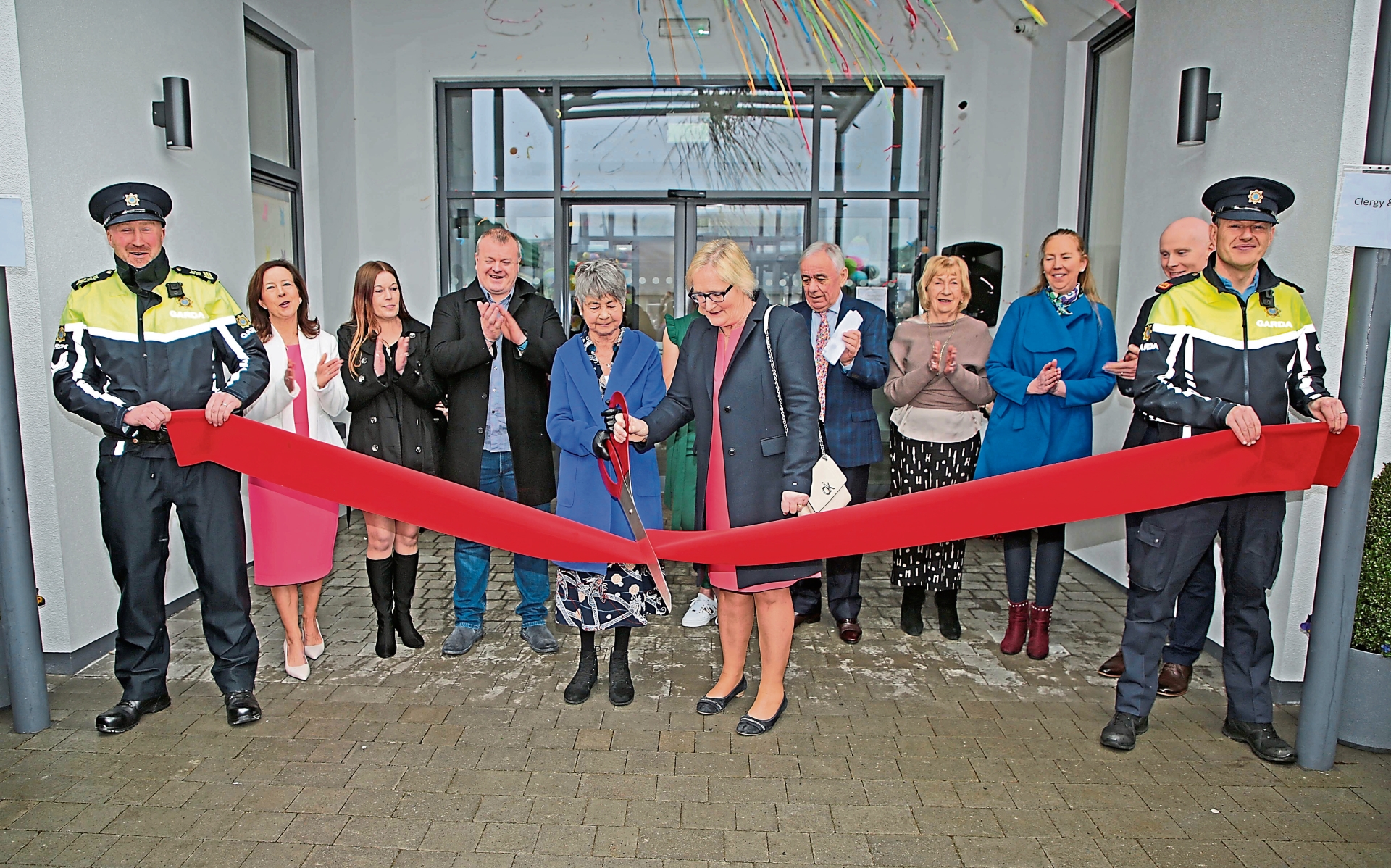 Sgt Darren Conlon,  Sheila Dinnegan,  Ann O'Leary,Fergal Fennessy, Teresa Bissett, Marian McGee, Mel Donlon, Margaret Connellan, Jacinta Brady (Chairperson), Lorcan Gearty and Inspector Dave Jordan