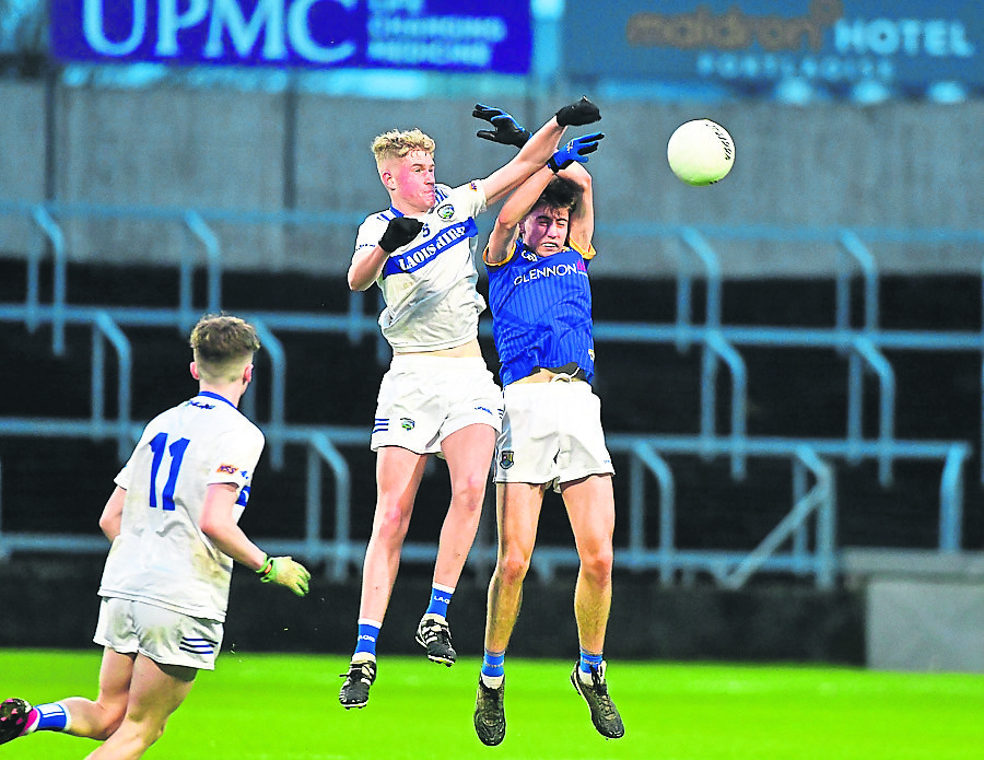 Conor Doherty pictured in action for Longford against Laois in the Leinster Minor Football Championship Group Stage Round 1 game against Laois at O'Moore Park