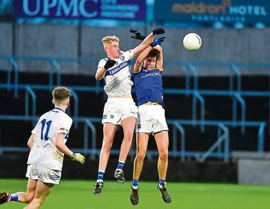 Conor Doherty pictured in action for Longford against Laois in the Leinster Minor Football Championship Group Stage Round 1 game against Laois at O'Moore Park