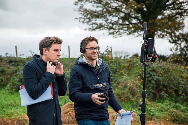 The creative team behind Harp Media Robert Higgins and Patrick McGivney