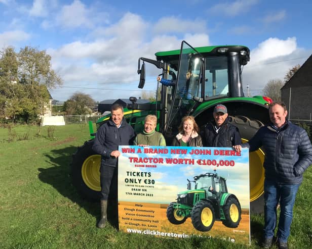 Some members of the Clough  Vision Group launch the fundraiser in 2022.