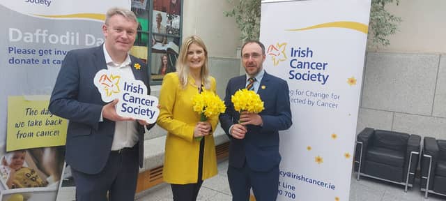 Senator Micheal Carrigy, Averil Power and Fianna Faíl TD Robert Troy