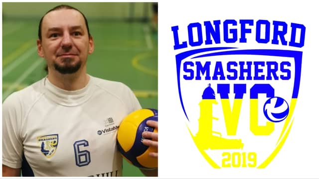 Grzegorz Wiechec of Longford Smashers Volleyball Club
