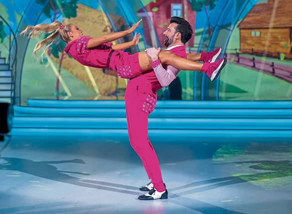 Kevin Mc Gahern with his dance partner Laura Nolan during last Sunday's Dancng With The Stars semi-final Picture : Kyran O’Brien/kobpix