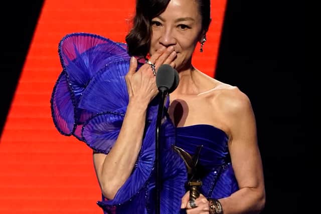 Later, after Everything Everywhere… was announced as best feature, Scheinert added: “Thank you to everyone who made crazy, weird independent movies – those movies changed my life.”