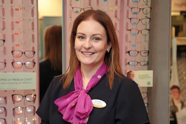 Specsavers Longford staff are recognised for their professionalism and expert care. Aisling Nertney is a textbook example of the company’s ethos to grow from within. She joined the company almost nine years ago as an optical assistant. Having availed of opportunities offered to her within store, Aisling trained and gained the knowledge and development required to qualify as a dispensing optician in 2017, while now acting as assistant manager in Specsavers Longford.