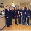 Longford Specsavers staff: Clare Nugent, Nicole Mulligan Anna Kennedy, Katie Reilly, Loretta Leavy, Mark Earle, Monica Tully, Emma Clarke, Fiona Ferguson, Aisling Nertney. Pic:  Shelley Corcoran