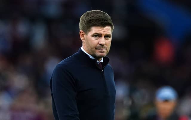 Ex-Aston Villa boss Steven Gerrard.