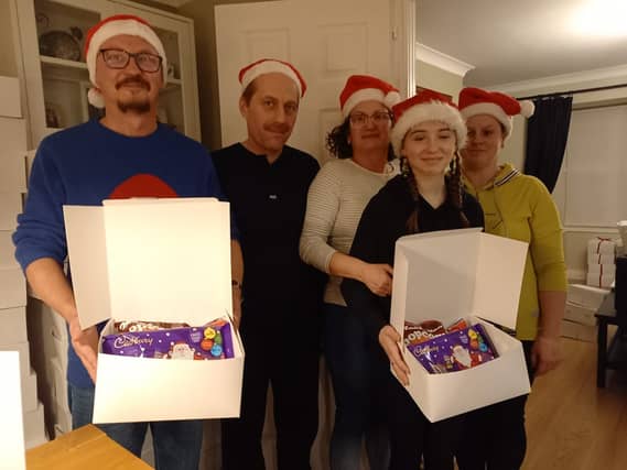 Members from Midlands Polish Community CLG (MPC) and its Community Support Group led by Wojtek Wrobel who delivered put-together boxes of goodies to number of organisations