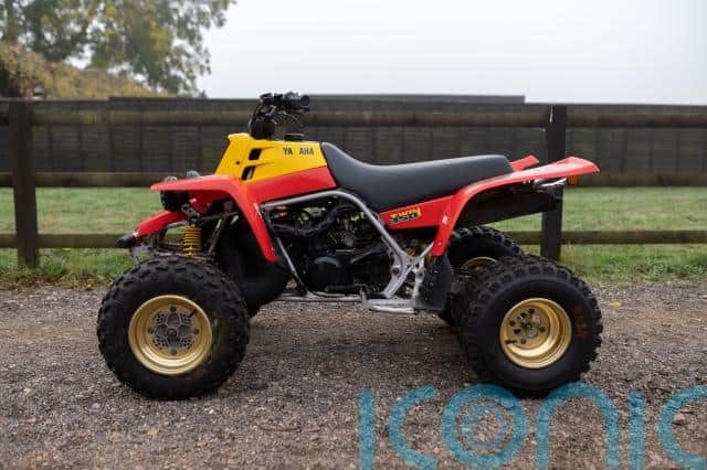 The 350cc Yamaha Banshee nearly killed its then-owner in 2003, leaving the Black Sabbath singer with a cracked vertebra, broken collarbone and eight broken ribs when it rolled. Osbourne was also left unconscious and temporarily unable to breathe.