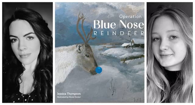 The front cover of this year's much anticipated Operation Blue Nose Reindeer children's book