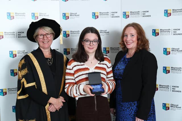 Professor Eeva Leinonen, Bláithín McElgunn and Hazel Hannon Picture: Maxwells