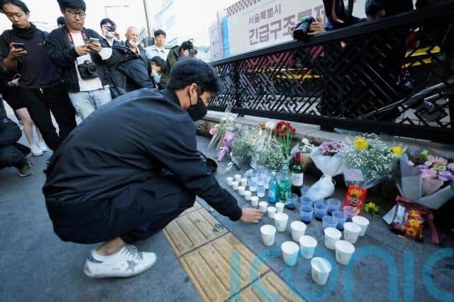 Another survivor, Lee Chang-kyu, said he saw about five or six men push others before one or two began falling, according to the newspaper.