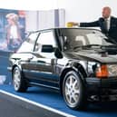 The black RS Turbo is expected to fetch a six-figure sum when it goes up for sale on Saturday