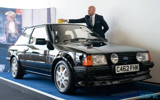 The black RS Turbo is expected to fetch a six-figure sum when it goes up for sale on Saturday