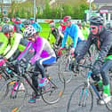 Some competitors at one of the recent memorial cycles held in honour of Terry McCormack PICTURE: Shelley Corcoran