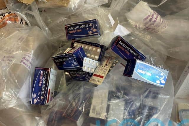 Multiple packets of tablets with a street value of almost £250,000 destined for Northern Ireland were intercepted and seized as part of the global Interpol co-ordinated operation.