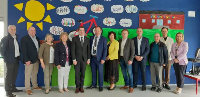 Minister of State at the Department of Housing, Local Government and Heritage Peter Burke officially opened three new social housing developments in County Longford.