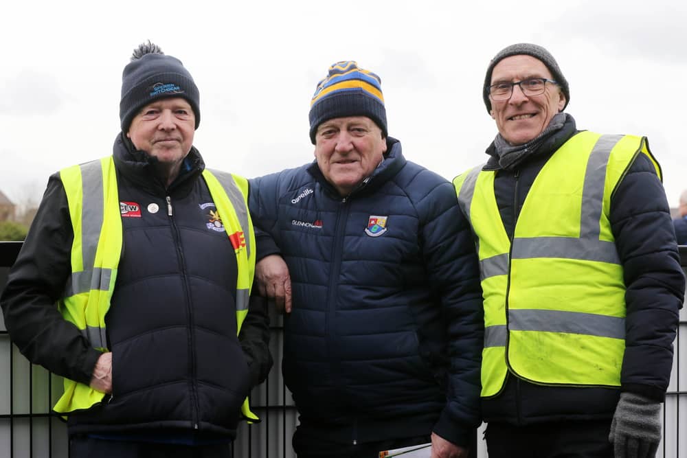 Jim Donnelly, Pat Keenan and Kevin Gough Picture: Patrick McIlwaine