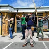 Granard's Wolfshead Company of Archers at the north Longford town's Knights and Conquests Heritage Centre.