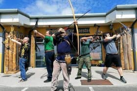 Granard's Wolfshead Company of Archers at the north Longford town's Knights and Conquests Heritage Centre.