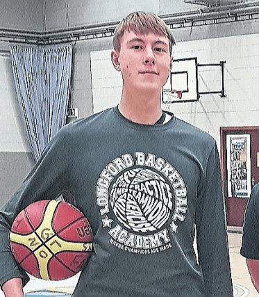 Jakub Pasieczny, a member of Longford Phoenix Basketball Club, who has been selected for the Ireland U-18 Basketball squad