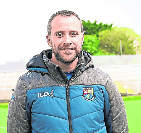 Longford ladies football manager Brian Noonan Photo: Syl Healy