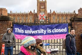 Staff at Belfast universities begin 10 days of strike action