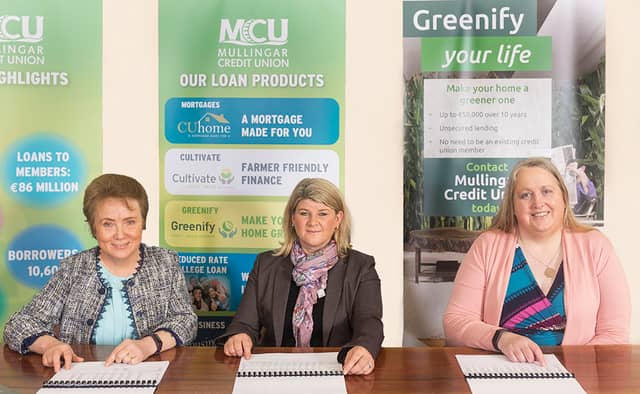Mullingar Credit Union: Violet Monaghan (Board Oversight Committee), Mary Claire Casement (Director) and Edna Blake (Director)