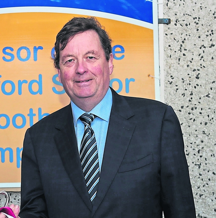 Longford GAA Chairperson Albert Cooney (Rathcline), returned unopposed for a third term in the top position Photo: Syl Healy