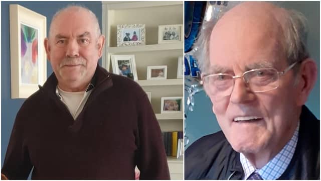 The late Dessie Kiernan (left) and the late Jim Kiernan (right)