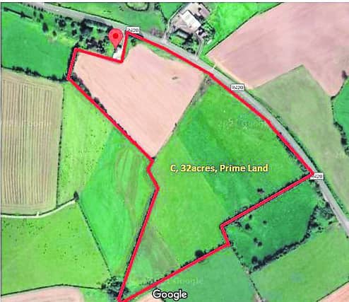 Prime farm land on edge of Offaly village going up for auction