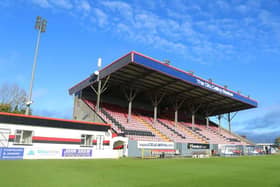 The award winning City Calling Stadium, the home of Longford Town FC.