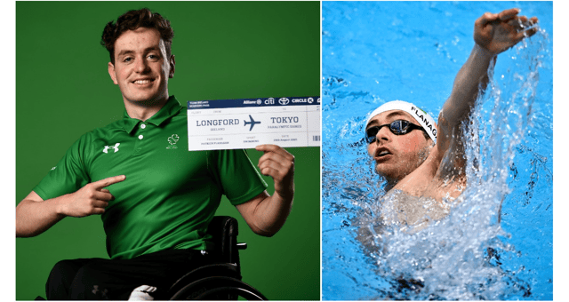 Patrick Flanagan during a training session at the Tokyo Aquatics centre prior to him competing at the Tokyo 2020 Paralympic Games Picture: David Fitzgerald/Sportsfile