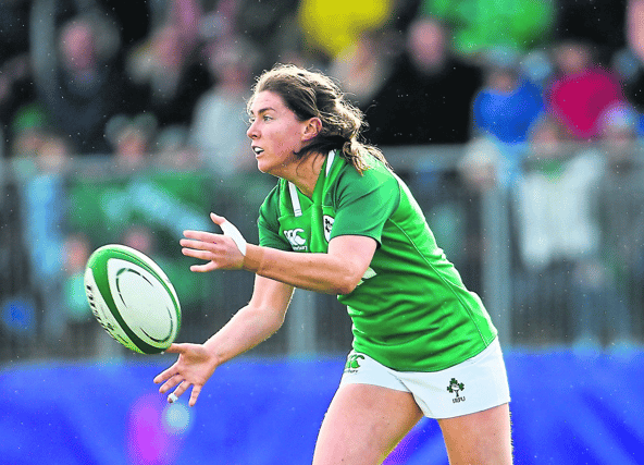 Dromard's Ellen Murphy in action for Ireland against Scotland in the 2020 Women's Six Nations Rugby clash at Energia Park Pic: Ramsey Cardy/Sportsfile
