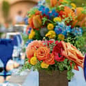A beautiful outdoor dining setting