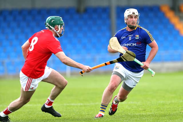 David Buckley pictured in action for Longford against Louth in the Lory Meagher Cup game at Glennon Brothers Pearse Park Photo: Syl Healy
