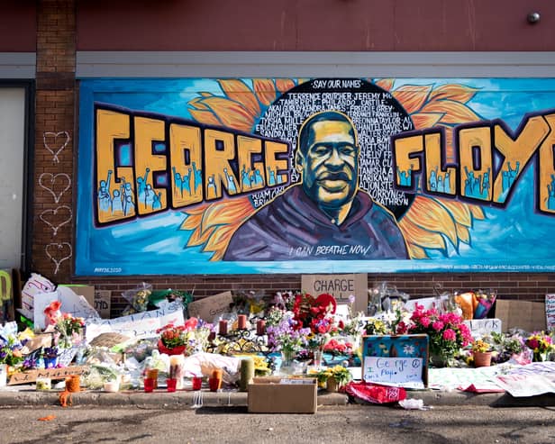 The George Floyd mural outside Cup Foods at Chicago Ave and E 38th St in Minneapolis, Minnesota. PICTURE: Lorie Shaull on Pixabay