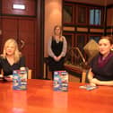 Launching the Mullingar Credit Union Members’ Update Report at Longford branch were Melissa Rabbitt, Maeve Duffy, Helen Whitney and Nicola Burke Picture: Shelley Corcoran