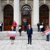 An Taoiseach Micheál Martin formally launched Family Carers Ireland’s Emergency Card Scheme at Government Buildings Picture: Mark Stedman