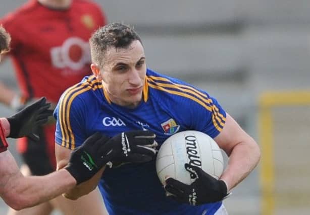 St Mary's Granard player Darren Gallagher, back in action for Longford who take on Kildare in the O'Byrne Cup first round fixture in Newbridge this Saturday
