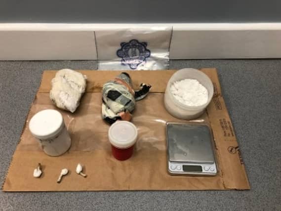 Gardaí seized cocaine with an estimated street value of €72,000 following the search of an apartment in Granard