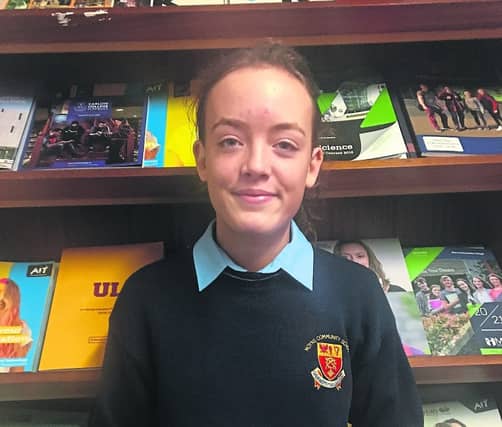 Moyne CS student Avril Cosgrove