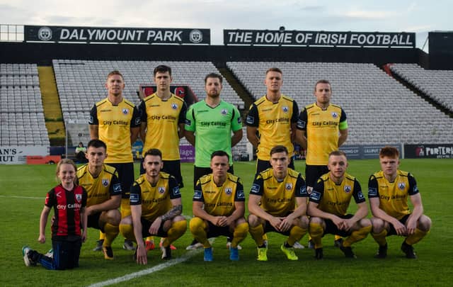 The Longford Town side which lost on penalties to Bohemians on Friday night PICTURE: KEN KEENAN